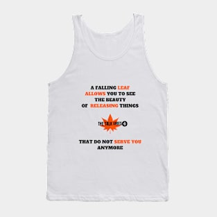 Falling Leaf Design By TheTalkVibes Tank Top